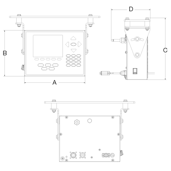 CLS-920i Forklift Scale Display