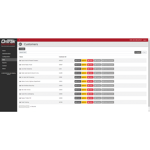 OnTrak® Enterprise Truck Scale Data Management Software | Rice Lake
