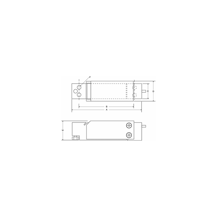 VPG Tedea-Huntleigh 1030 Aluminum, Single-Point Load Cell