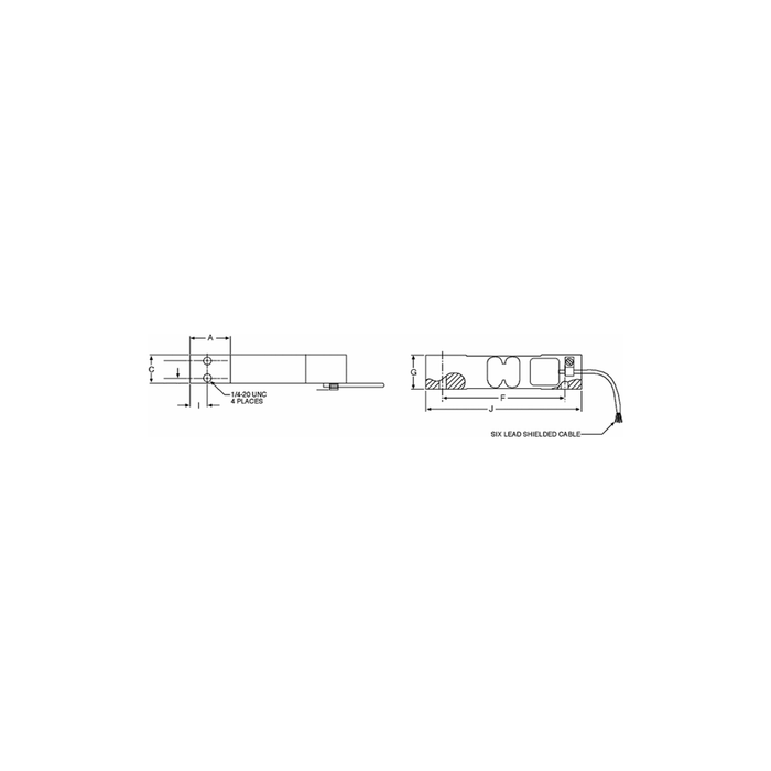 VPG Tedea-Huntleigh 1130 Stainless Steel, Single-Point Load Cell