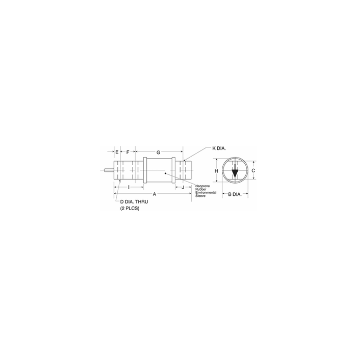 VPG Revere 5102 Alloy Steel, Single-Ended Beam Load Cell