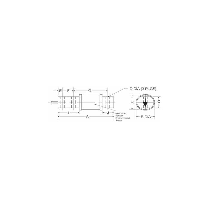 VPG® Sensortronics® 60040 Alloy Steel, Single-Ended Beam Load Cell