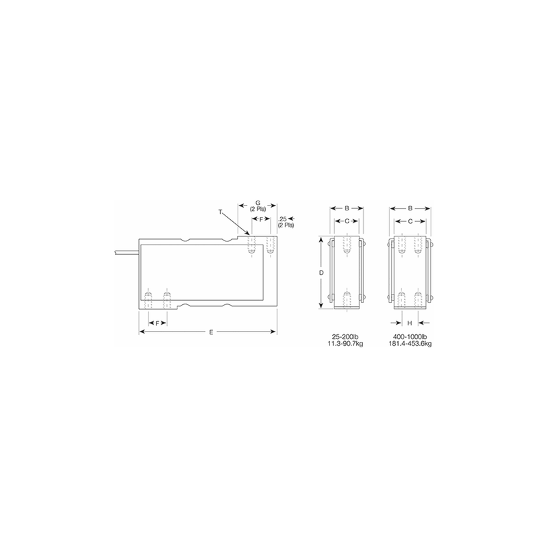 VPG® Sensortronics® 60048SS Stainless Steel, Single Point Load Cell