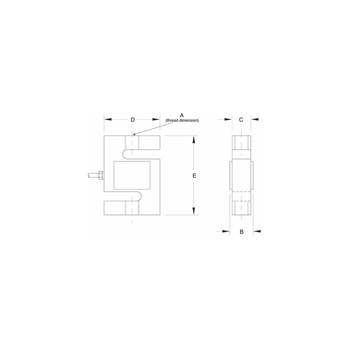 VPG® Sensortronics® 60050 Stainless Steel, S-Beam Load Cell