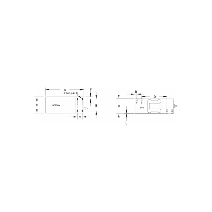 VPG Sensortronics 60060 Aluminum, Single Point Load Cell