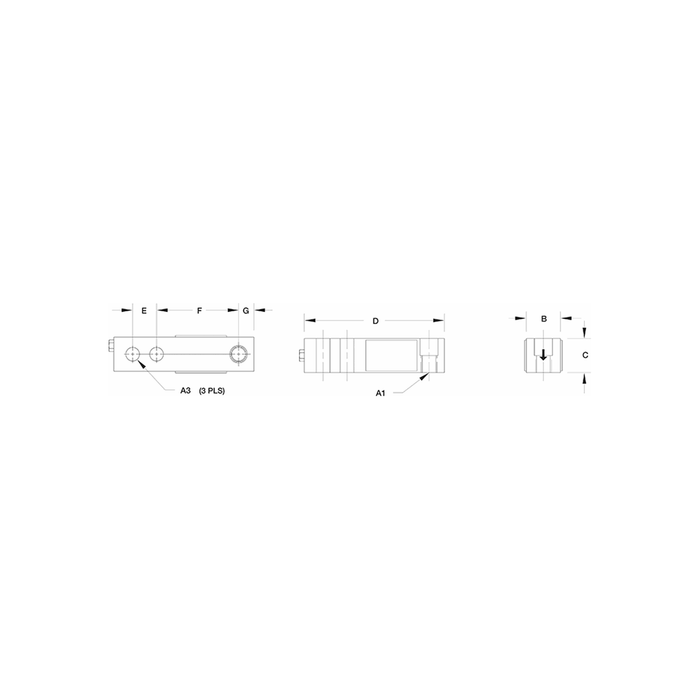 VPG® Sensortronics® 65023A-5507 Alloy Steel, Single-Ended Beam Load Cell