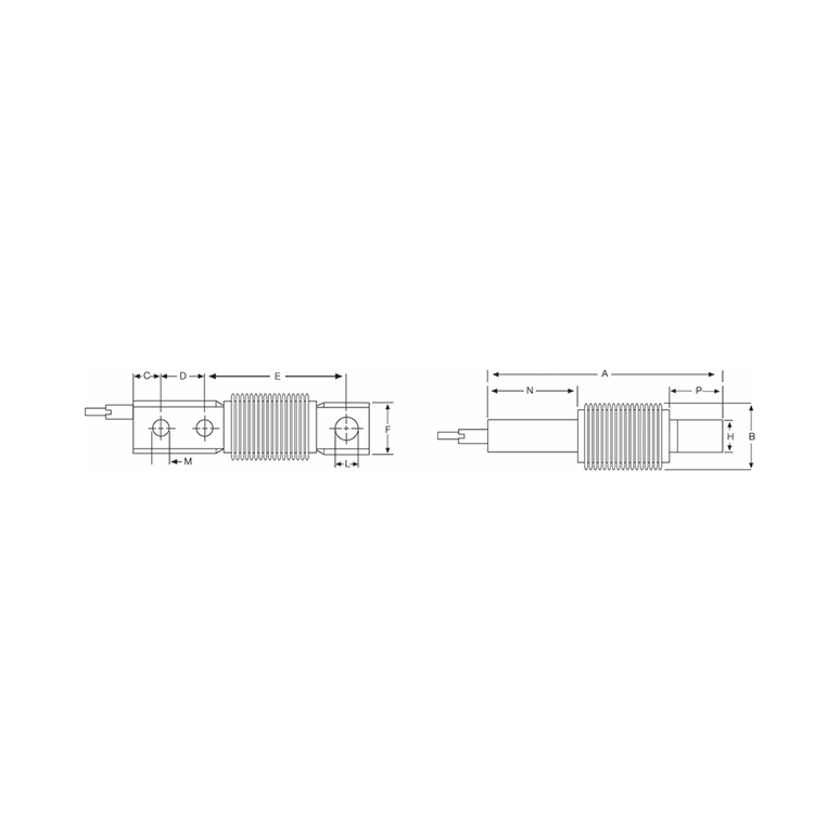 VPG® Revere 9102 Stainless Steel, Single-ended Beam Load Cell