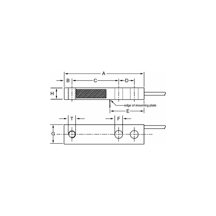 Flintec® BK2 Stainless Steel, Single-Ended Beam Load Cell