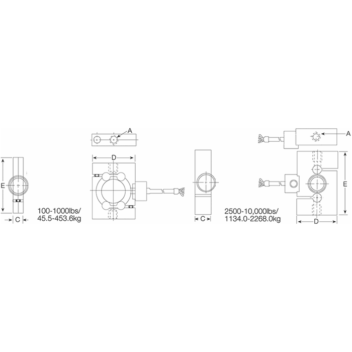 VPG® Revere BSP Stainless Steel, S-Beam Load Cell