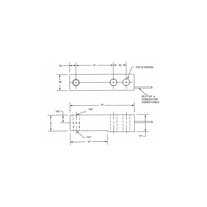 HBK® H35 Stainless Steel, Single-Ended Beam Load Cell