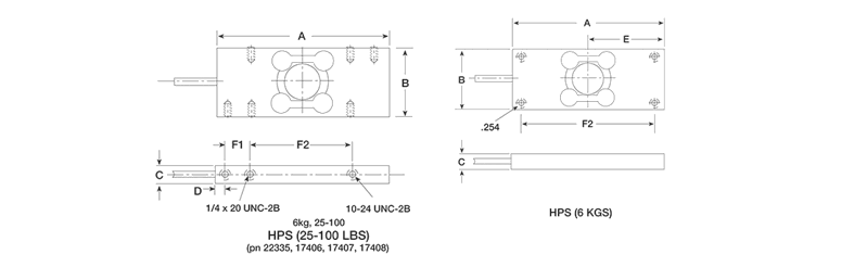 VPG® Revere HPS Stainless Steel, Single Point Load Cell
