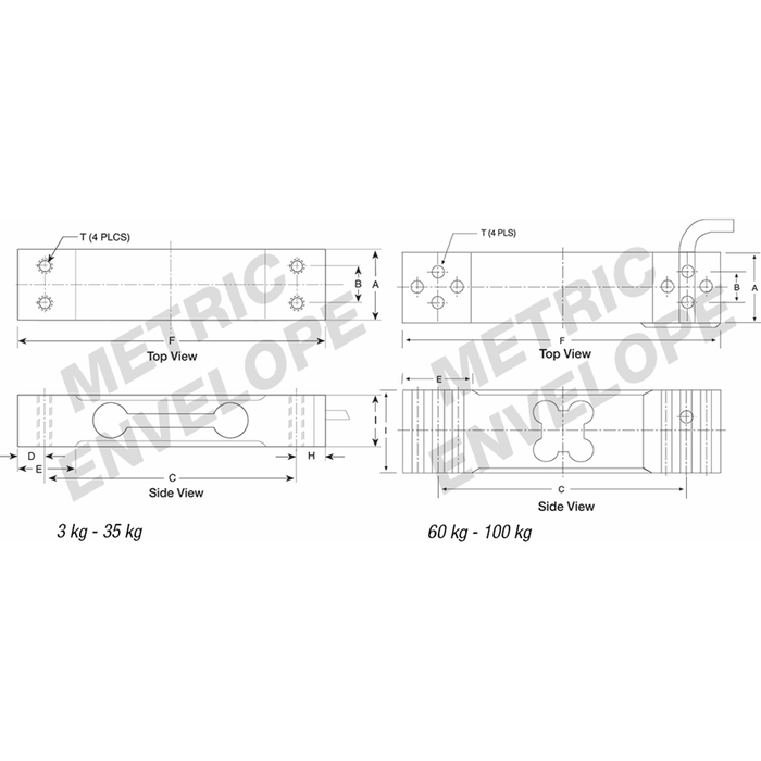 VPG® Celtron® LPS Aluminum, Single Point Load Cell