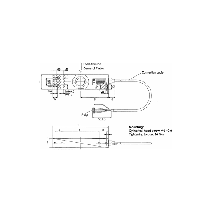 HBK® PW15AH Stainless Steel, Single Point Load Cell