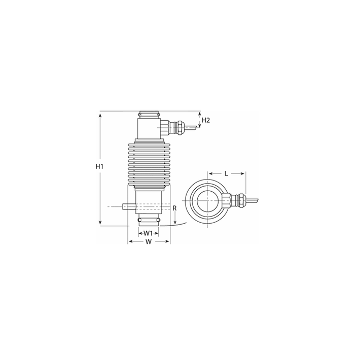 Flintec® RC1 Stainless Steel, Rocker Column Load Cell