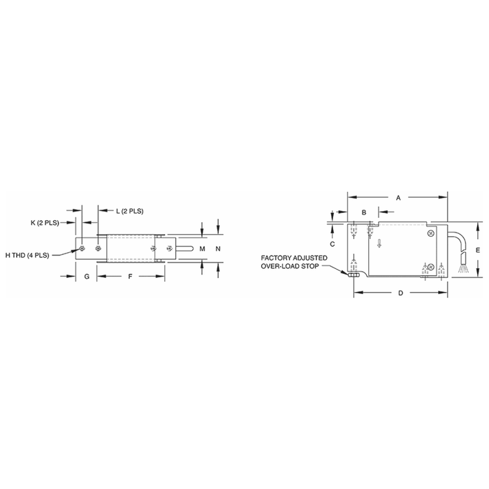 Rice Lake RL1010 Aluminum, Single Point Load Cell