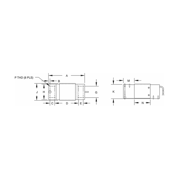 Rice Lake RL1218A Aluminum, Single Point Load Cell