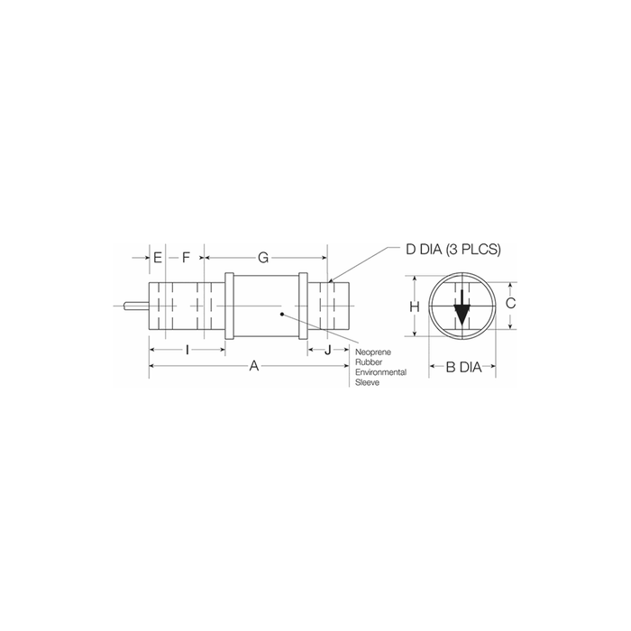 Rice Lake RL50210 Alloy Steel, Single-Ended Beam Load Cell