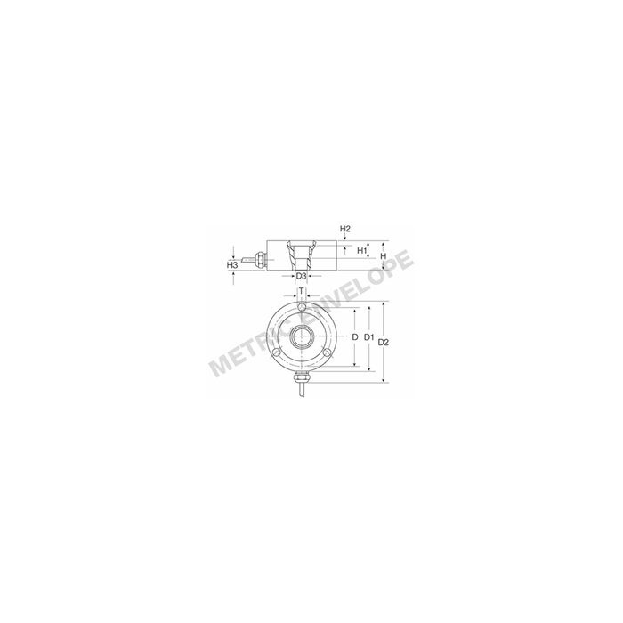 VPG® Revere RLC Stainless Steel Compression Disk Load Cell