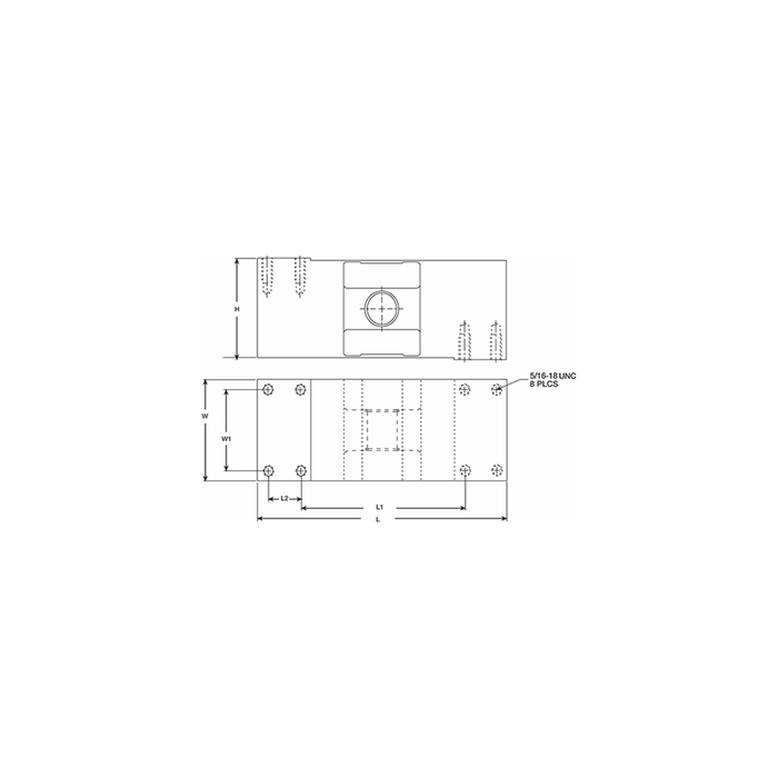 Rice Lake RLPCBC-60 Stainless Steel, Single Point Load Cell