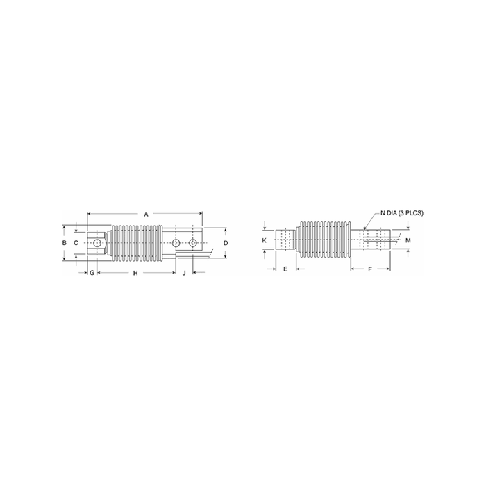 VPG Revere SHB Stainless Steel, Single-Ended Beam Load Cell