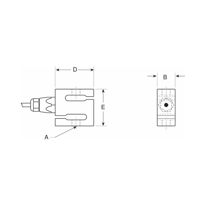 Flintec® UB1 Stainless Steel, S-Beam Load Cell