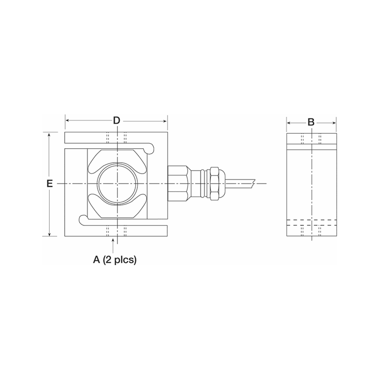 Flintec® UB6 Stainless Steel, S-Beam Load Cell