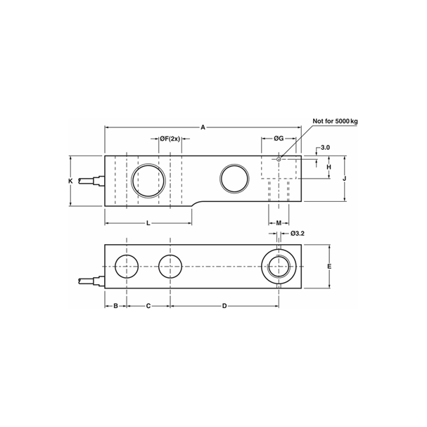 VPG Revere ACB Stainless Steel, Single-Ended Beam Load Cell