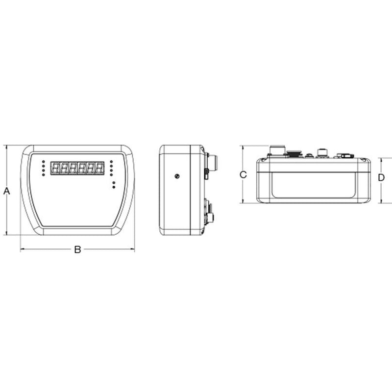 CLS-680 Forklift Scale Display