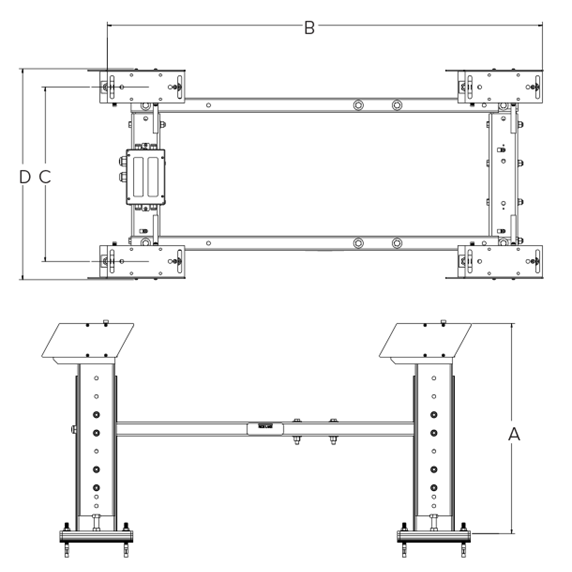 ELS Series Elevated Load Cell Stands
