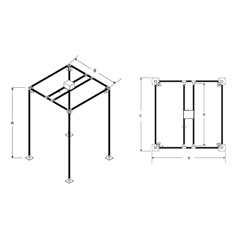 iDimension® Flex Series Pallet and Box Static Dimensioning System