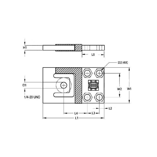 Flintec® PB Aluminum, Planar Beam Load Cell