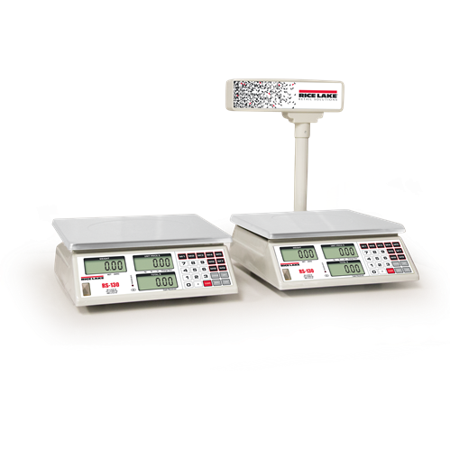 Rice Lake RS-130/RS-160 Battery-operated Price Computing Scales