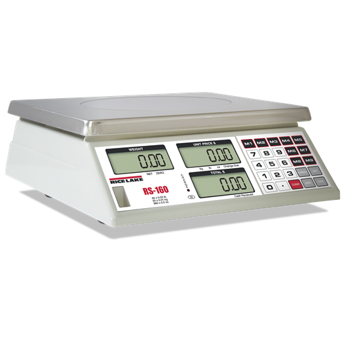 Rice Lake RS-130/RS-160 Battery-operated Price Computing Scales