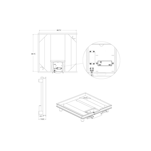 RoughDeck® HP Forklift SENDit Portability Frame, NTEP