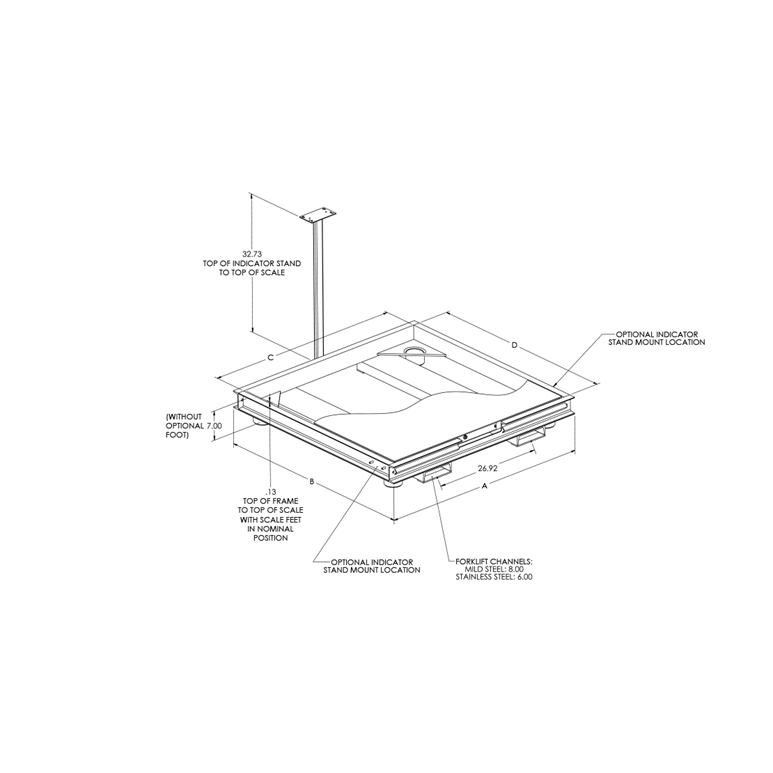 RoughDeck® HP and SS Forklift Portability Frame