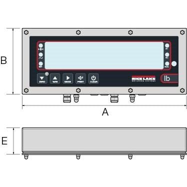 LaserLT-60 and LaserLT-100 Large-Display Weight Indicators