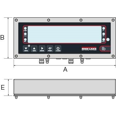 LaserLT-60 and LaserLT-100 Remote Displays/Weight Indicator