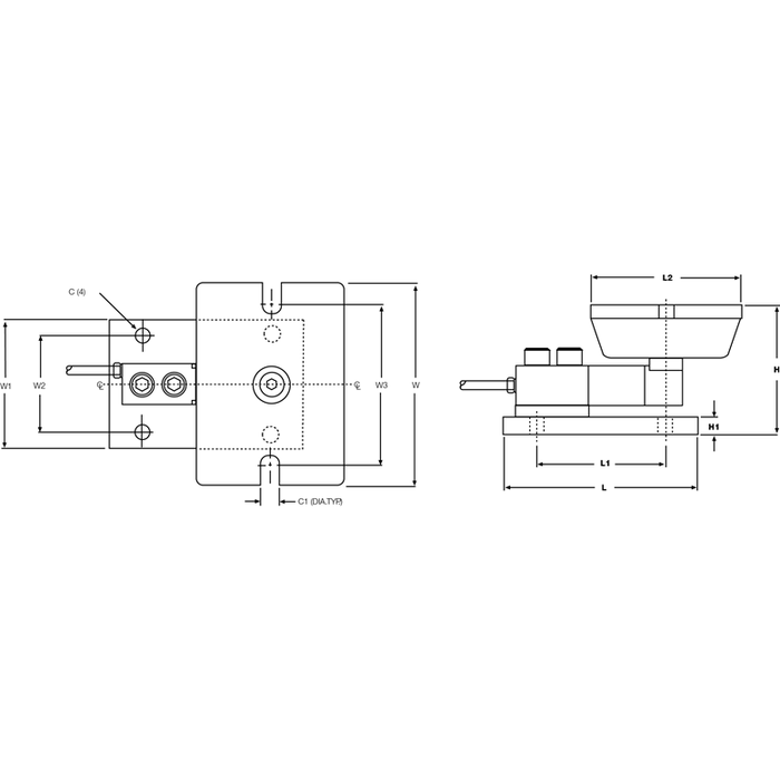 65059 Mini Tank Weighing Module, VPG® Sensortronics®