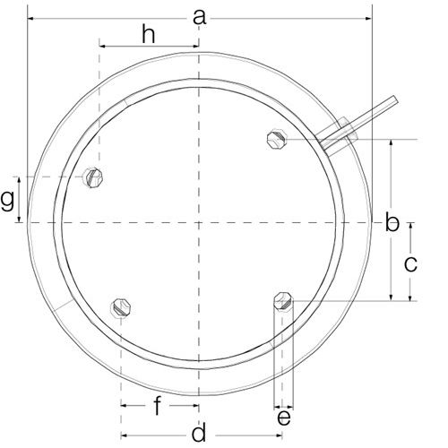 Minebea Intec Contego-Hygienic Weigh Module Kits - Lateral Cable Outlet