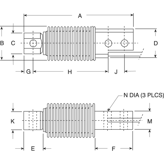 VPG Tedea-Huntleigh 355 Stainless Steel, Single-Ended Beam Load Cell