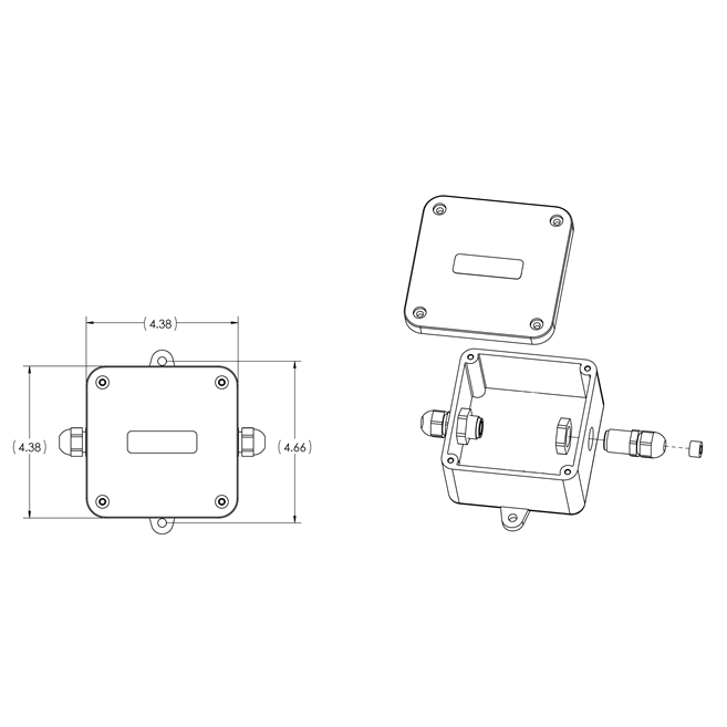 EL168 1-Cell Junction Splice Box | Rice Lake