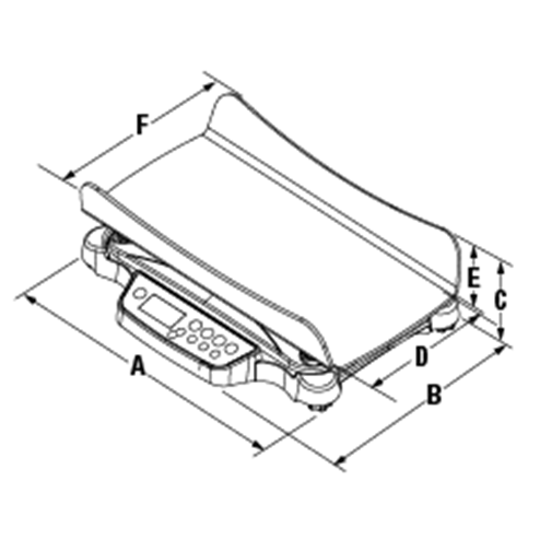 Rice Lake VS-12 Dual Range Digital Companion Animal Scale