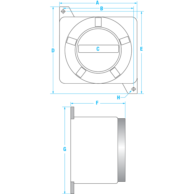 EL232 XPCD Explosion-proof Remote Serial Display