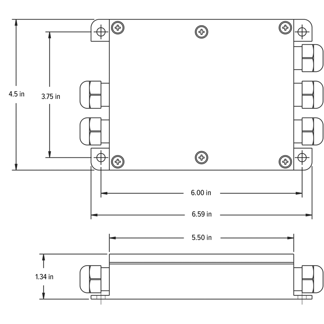 EL204 Signal Trim Junction Box | Rice Lake