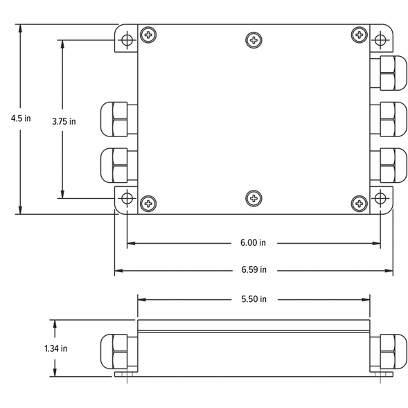 EL204 Signal Trim Junction Box | Rice Lake
