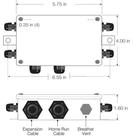 JB4SS TuffSeal® Signal Trim Junction Box | Rice Lake