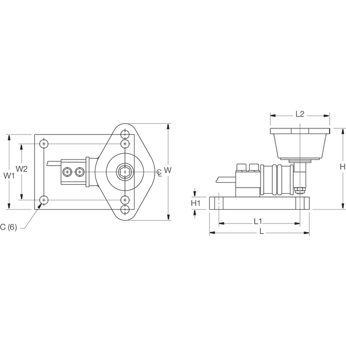 65059 Mini Tank Weighing Module, VPG® Sensortronics®