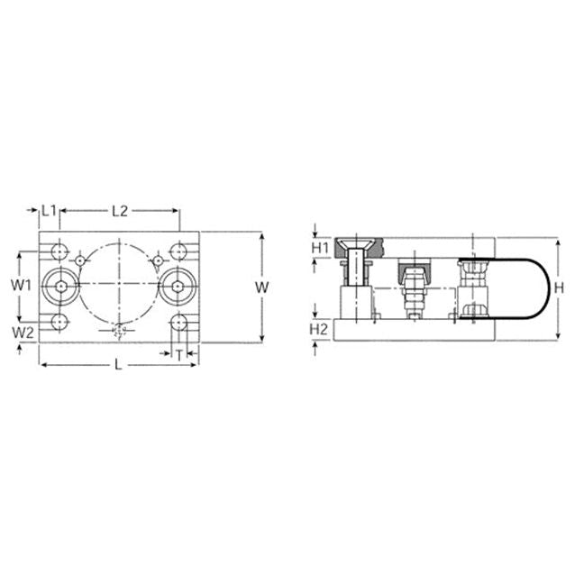 RLC Stainless Steel Weigh Module, VPG Revere