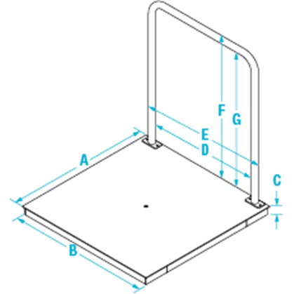 SD-1150-WP Dialysis Wheelchair Scale