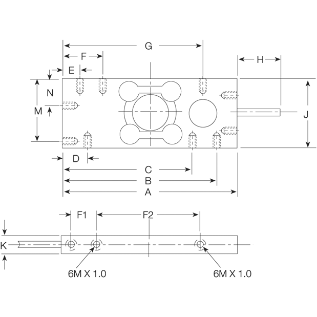 VPG Revere HPSM Stainless Steel, Single Point Load Cell